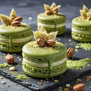 Macaron hạt dẻ